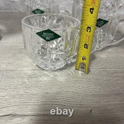 Shannon 24% Lead Crystal Diamond Cut Punch Bowl, Cups & Ladle 9pc Total Godinger