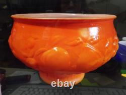 Slick and Sassy Jeannett Punch Bowl and Cup set Very Colorful 1950-60