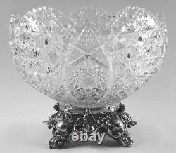 Smith Daisy and Button Clear Punch Bowl 14pc Set