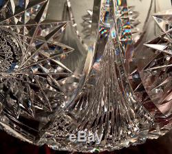 Stunning Dorflinger Essex One Piece Punch Bowl American Brilliant Cut Glass