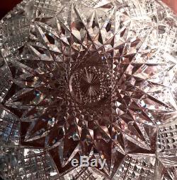 Stunning Dorflinger Essex One Piece Punch Bowl American Brilliant Cut Glass