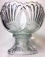 Stunning Heisey 14 Punch Bowl + Pedestal Prince of Wales Plume EAPG 1910 Rare