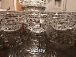 Stunningly Gorgeous Antique 14 Cup Punch Bowl Very Old
