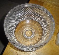 Suberb Antique Regency Anglo Irish Cut Glass Punchbowl-c. 1820`s/30`s
