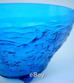 Summit Glass Reproduction of Fabled Cambridge Glass Buffalo Hunt Punch Bowl