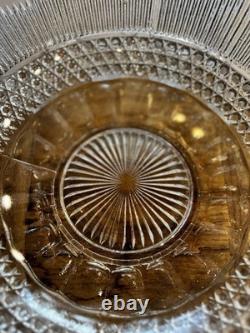 TIFFIN-FRANCISCAN Bullseye 19 Piece Punch Bowl Set Original Box 1957 Wrapping