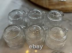 TIFFIN-FRANCISCAN Bullseye 19 Piece Punch Bowl Set Original Box 1957 Wrapping