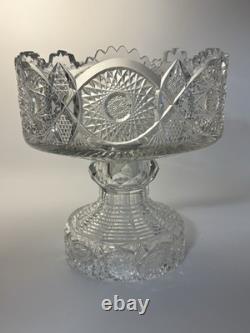 Thomas Shotton ABP Cut Glass Punch Bowl