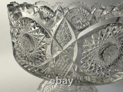 Thomas Shotton ABP Cut Glass Punch Bowl