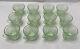 Tiara Exclusive Light Green 12 Punch Glasses New In Packaging
