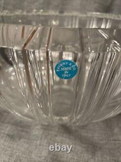 Tiffany & Co. 11 XL Atlas Crystal Roman Numeral Punch Serving Bowl EUC