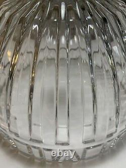 Tiffany & Co Crystal Atlas Punch Bowl 10 Diameter with Roman Numerals I Thru XII