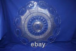 Tiffin Bullseye / US Glass Manhattan Torte Plate, Punch Bowl Underplate 22 (S33)