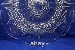 Tiffin Bullseye / US Glass Manhattan Torte Plate, Punch Bowl Underplate 22 (S33)