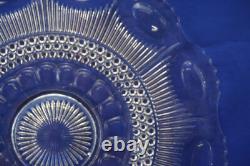 Tiffin Bullseye / US Glass Manhattan Torte Plate, Punch Bowl Underplate 22 (S33)