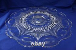 Tiffin Bullseye / US Glass Manhattan Torte Plate, Punch Bowl Underplate 22 (S33)