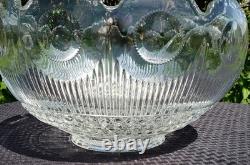 Tiffin-Franciscan Bullseye Punch Bowl Set with 24 Cups and Ladle