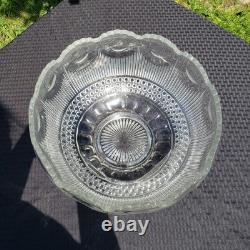 Tiffin-Franciscan Bullseye Punch Bowl Set with 24 Cups and Ladle