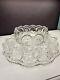 Tiffin Franciscan Clear Glass Moon & Stars Punch Bowl With Underplate & 12 Cups