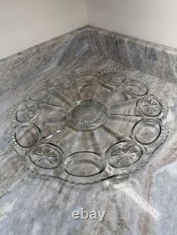 Tiffin Franciscan Moon and Stars Punch Bowl Set 11 cups & Ladle Vintage