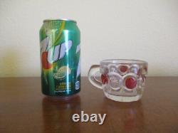 Tiffin Franciscan, Punch Bowl Set Moon and Star Ruby Flash (10 pieces)