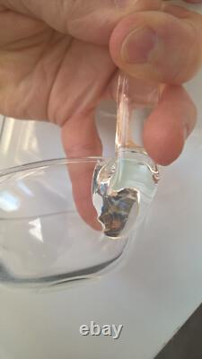 Tiffin Franciscan Williamsburg Diamond Glass Punch Bowl Ladle Torte Plate Cups