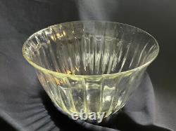 Toscany Collection Celebration 12 Glass Fluted Optic Punch Bowl Set