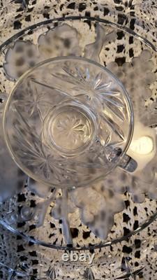 True Vintage Beautiful 15 Piece Punch Bowl Set