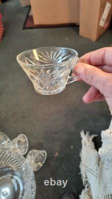 True Vintage Beautiful 15 Piece Punch Bowl Set