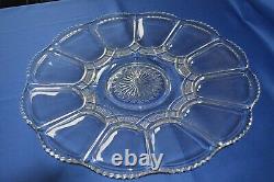 U S Glass Galloway Glass Punch Bowl Set #15086