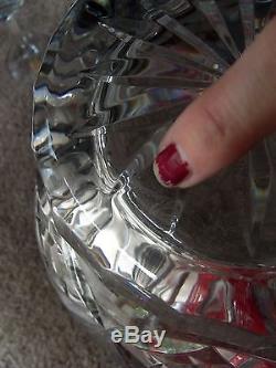 ULTRA RARE PUNCH BOWL & 12 CUPS Cut Lead Crystal Glass Miller Rogaska Richmond
