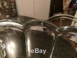 Uber Rare Possible Prototype Pressed Glass Punch Bowl on Base