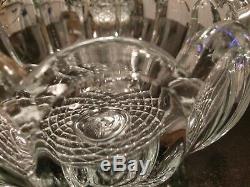 Uber Rare Possible Prototype Pressed Glass Punch Bowl on Base