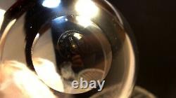 VINTAGE BACCARAT LIDDED PUNCH BOWL SET withLADLE 11 PUNCH CUP SIGNED BACCARAT