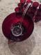 VINTAGE MCM RUBY RED GLASS PUNCH BOWL SET WITH SPOON (15pcs)