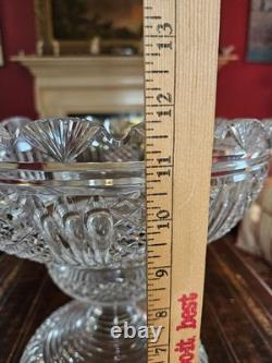 VINTAGE Waterford Crystal 2 Piece Punch Bowl 11 Ireland