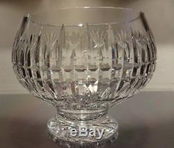 VINTAGE Waterford Crystal MASTER CUTTER Footed Punch / Centerpiece Bowl 10
