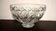 VINTAGE Waterford Crystal Master Cutter Footed Punch Bowl 10 Made in Ireland