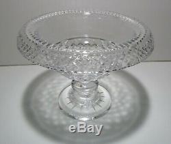 VINTAGE Waterford Crystal PERIOD PIECE Master Cutter Turnover Punch Bowl 10