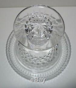 VINTAGE Waterford Crystal PERIOD PIECE Master Cutter Turnover Punch Bowl 10