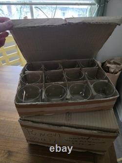 VTG 50's'Stardust' Crystal Punch Set 13pcs by CG QUARTEX In Original Boxes New