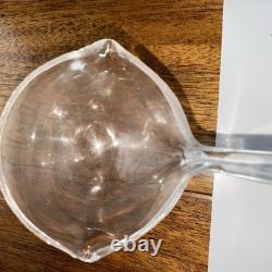 VTG 7qt Indiana Glass PRINCESS CRYSTAL Punch Bowl 11 Cups 22 Hooks 1 Ladle READ