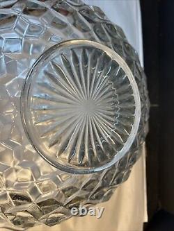 VTG FOSTORIA AMERICAN Glass PUNCH BOWL 18 WIDE 8 HIGH HUGE