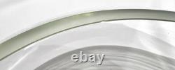 VTG Hand Blown Crystal PUNCH BOWL by Moderno Riekes Crisa-#7050 1 Piece