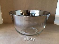 VTG MCM DOROTHY THORPE SILVER FADE PUNCH BOWL SET with 12 (6ozs) CUPS CADDY VGC