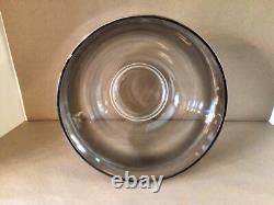 VTG MCM DOROTHY THORPE SILVER FADE PUNCH BOWL SET with 12 (6ozs) CUPS CADDY VGC