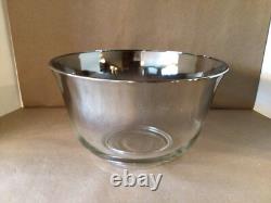 VTG MCM DOROTHY THORPE SILVER FADE PUNCH BOWL SET with 12 (6ozs) CUPS CADDY VGC