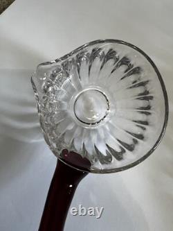 VTG MCM Manganese Duncan & Miller Radiance Punch Bowl Underplate Ladle & 12 Cups