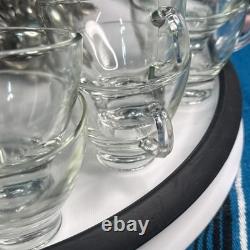 VTG PITMAN-DREITZER 15pc Punch Bowl Ornate Stand, Ladle, 12 Cups