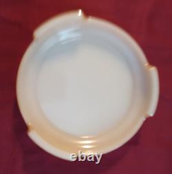 VTG Peach Luster Punch Bowl Stand & Mugs (10) Tom & Jerry Fire King